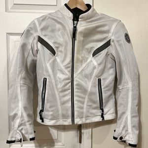 Firstgear Womens Motorcycle Jacket - White - Small